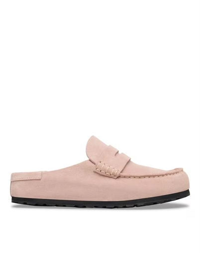 Birkenstock - Naples Wrapped Suede Leather - Pink Clay